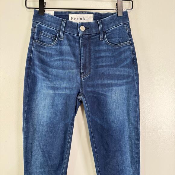 Frank & Eileen Sligo Skinny Jeans Womens Size 4 Dark Wash Denim Ankle Mid Rise - Picture 3 of 13